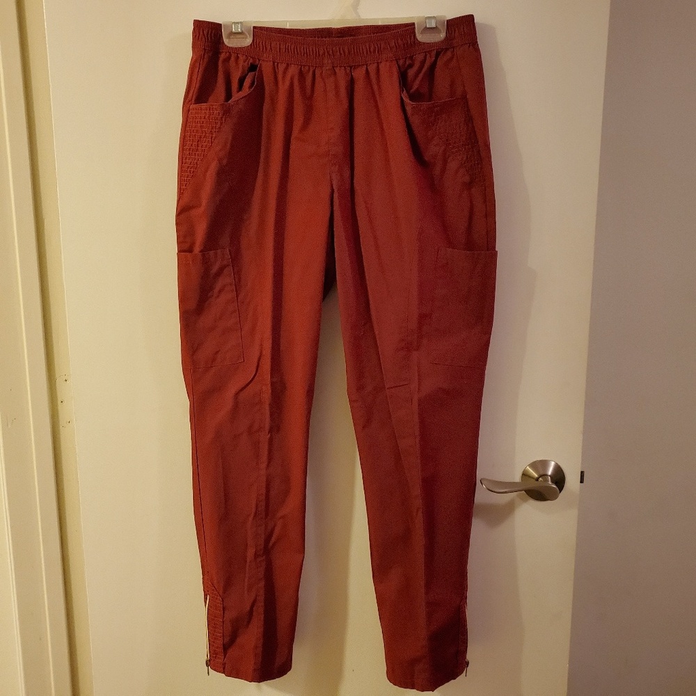 Jaanuu Rose wine Moto Pant